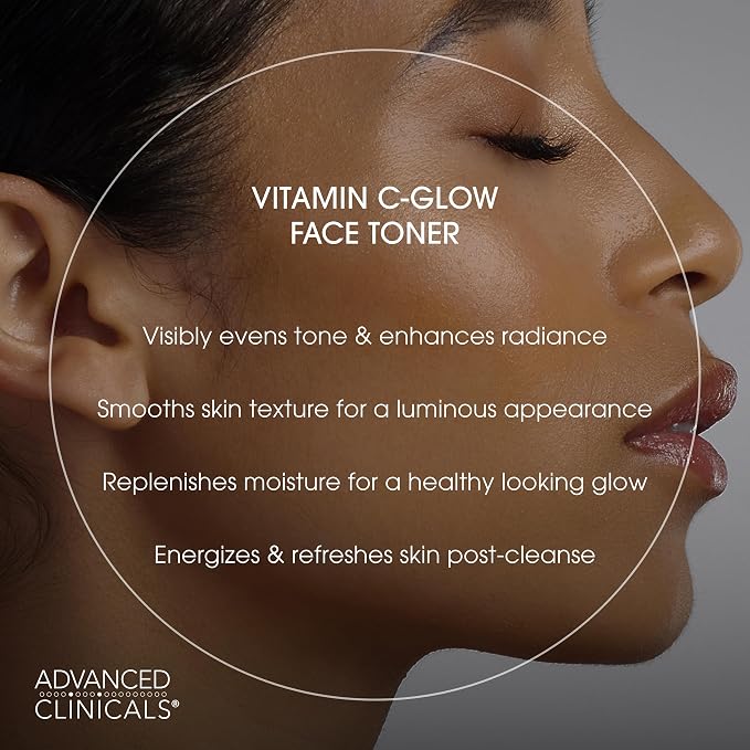 Advanced Clinicals Vitamin C Glow Facial Mist Toner - Image 3