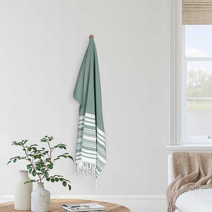 Goroly Home Cotton Turkish Peshtemal Beach Towel, Extra Large, Thin Quick Dry - Image 3