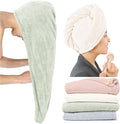 ROLSHOL Extra Large 4 Pack Microfiber Hair Towel Wrap by ROLSHOL