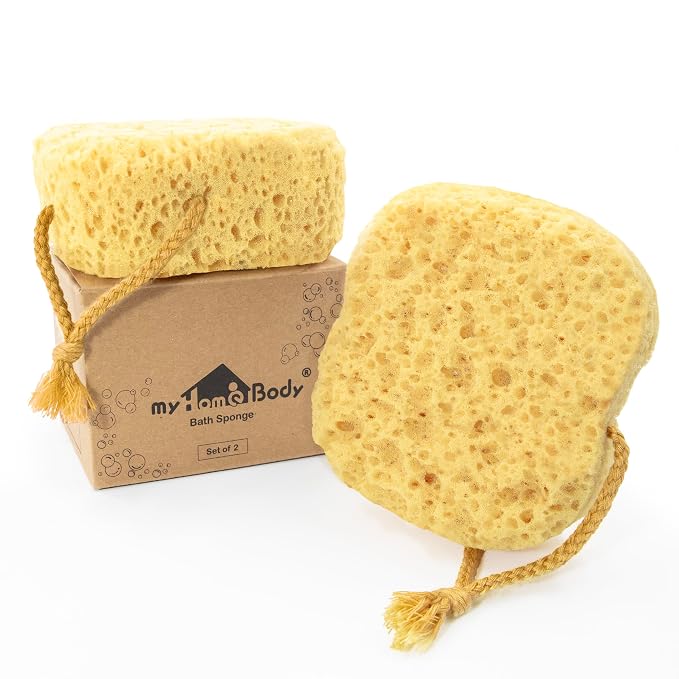 myHomeBody Bath Sponge, Foam Loofah, Body Scrubber by myHomeBody