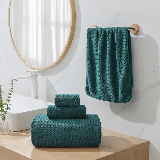 YTYC 29x59 Inch Bath Towels Set of 6 Large, Super Soft Lint Free Lightweight - Image 4
