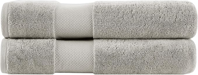 Madison Park Turkish Bath Towel Set 100% Cotton Bath Towel 600GSM Oversized by MADISONPARK