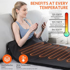 Low EMF Infrared Sauna Blanket for Detox and Home Relaxation, Adjustable 20-60 - Image 3