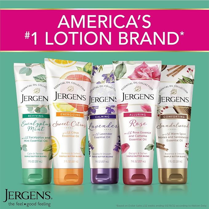 Jergens Lavender Body Butter Hand and Body Lotion, Moisturizer - Image 6