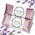 Weighted Eye Mask for Sleep, Meditation, Lavender Eye Pillow Heated for Headache by HIhealer