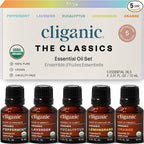 Cliganic Organic Essential Oils Set by Cliganic