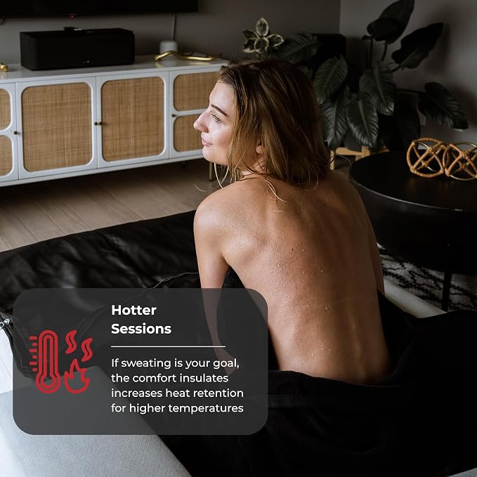Healix Comfort Sauna Blanket Insert – Ultra-Soft Sauna Towel Liner Made of 65% - Image 3