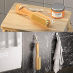 Natural Soft Bristle Foot Brush and Pumice Stone Combo - Image 5