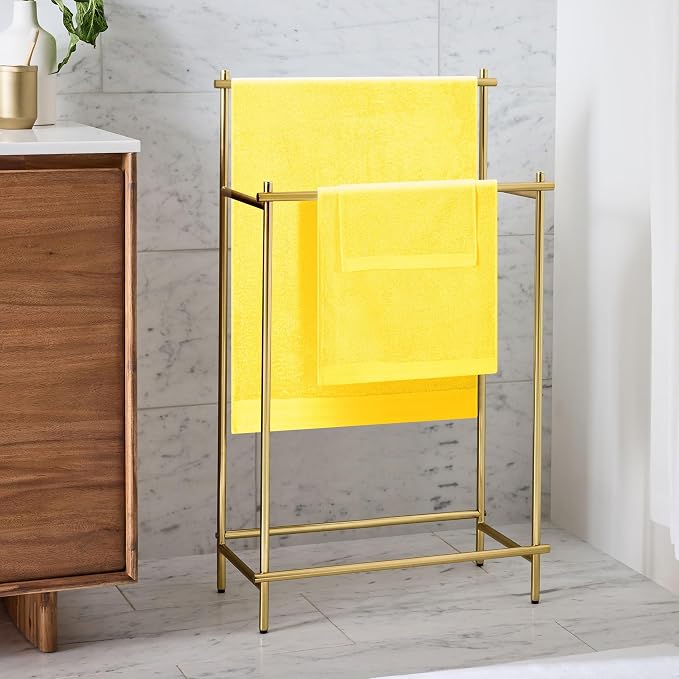 Ultra Soft 3 Pack Cotton Towel Set, Contains a Bath Towels 28x55 inch, a Hand - Image 4