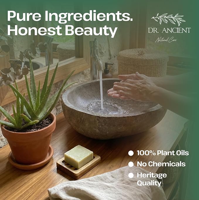 Dr.Ancient Aloe Vera Soap Bar, Organic Soap Bars Handcrafted the Traditional Way - Image 8