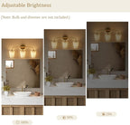 Bathroom Light Fixtures Over Mirror, 3 Light Vanity Light - Image 4