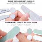FANDAMEI Nail Files and Buffers, Manicure Tools Nail Care Kit - Image 3