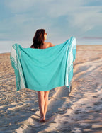 Goroly Home Cotton Beach Towel, Thin Camping Towel, Sand Free Beach Towel - Image 3