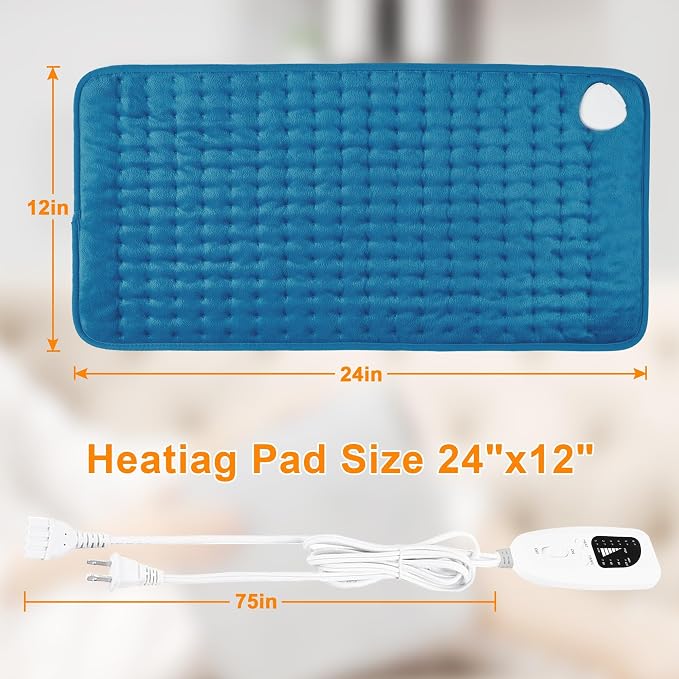 Deepsoon Heating Pad, Electric Heating Pads - Image 8