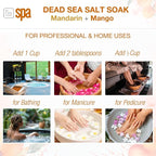 BCL Spa Mandarin Mango Dead Sea Salt Soak – Professional Age-Defying Soak - Image 5