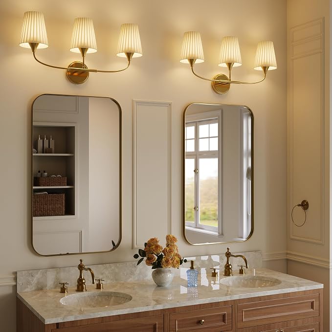 Bathroom Light Fixtures Over Mirror, 3 Light Vanity Light - Image 2