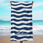 JML Custom Beach Towel with Name, Personalized Microfiber Beach Towel with Name by JML