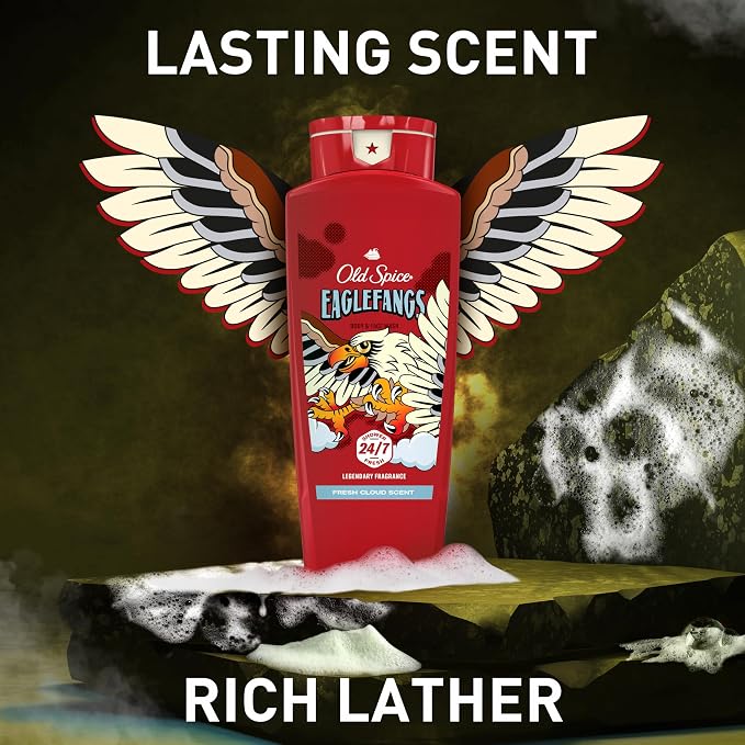 Old Spice Cleansing Body Wash for Men, 3X Defense, 24/7 Shower Fresh - Image 7