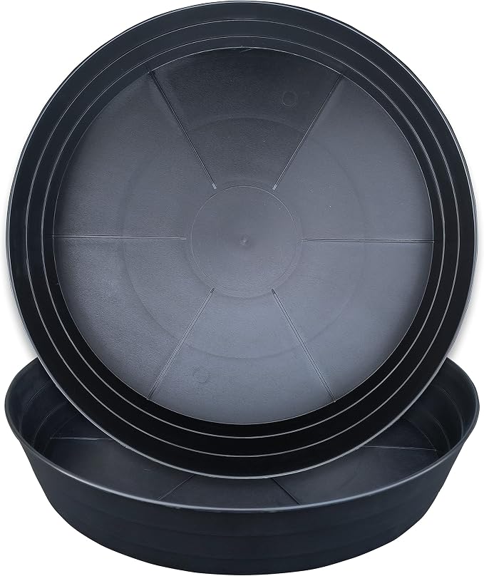 LWALRS Plant Saucer 16 Inch 2 Pack 10 12 14 16 18 20 25, Plastic Plant Trays by LWALRS