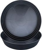 LWALRS Plant Saucer 16 Inch 2 Pack 10 12 14 16 18 20 25, Plastic Plant Trays by LWALRS