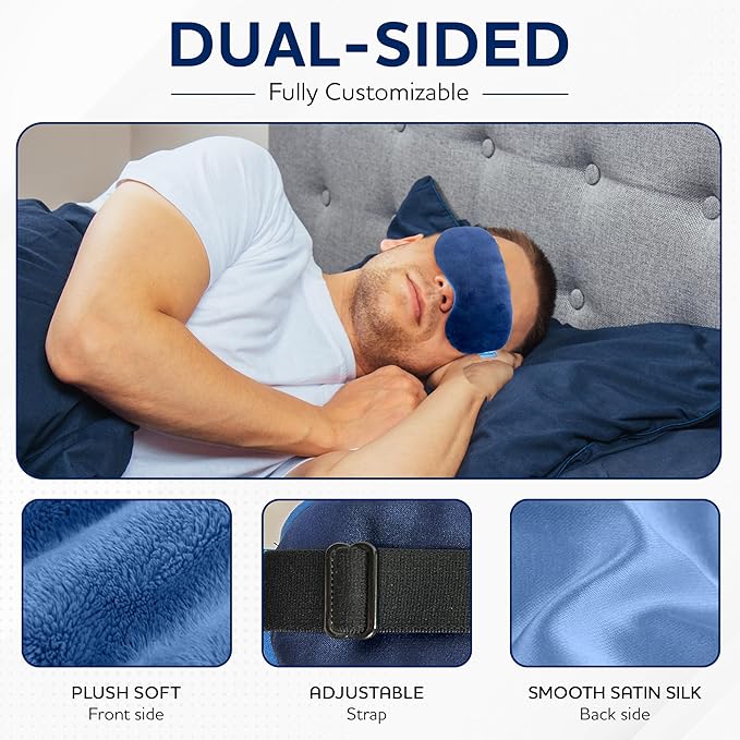 Microwavable & Freezable Hydro Beads Eye Mask - Image 4