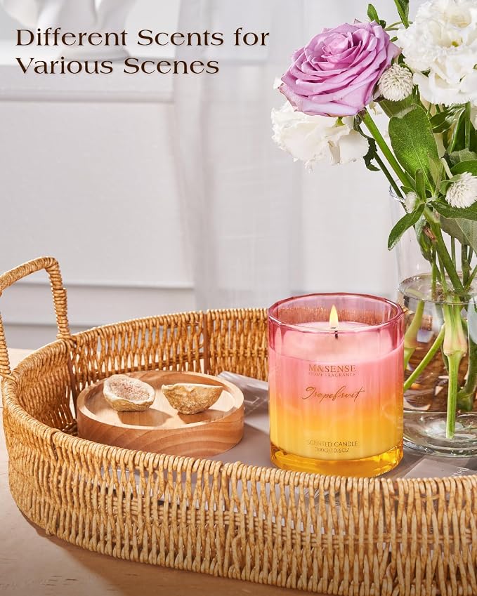 M&SENSE Grapefruit Scented Candles - Image 5