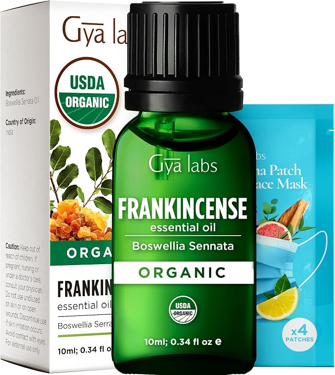 Gya Labs USDA Certified Organic Frankincense Essential Oil by GyaLabs