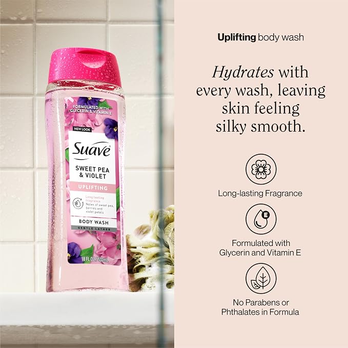 Suave Moisturizing Body Wash, - Image 2