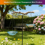 2 Pack Super Value Hanging Plastic Bird Baths and Feeders - Image 6