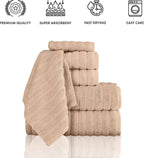 Classic Turkish Towels CTT Luxury 6 Piece Towel Set, 100% Turkish Cotton - Image 4