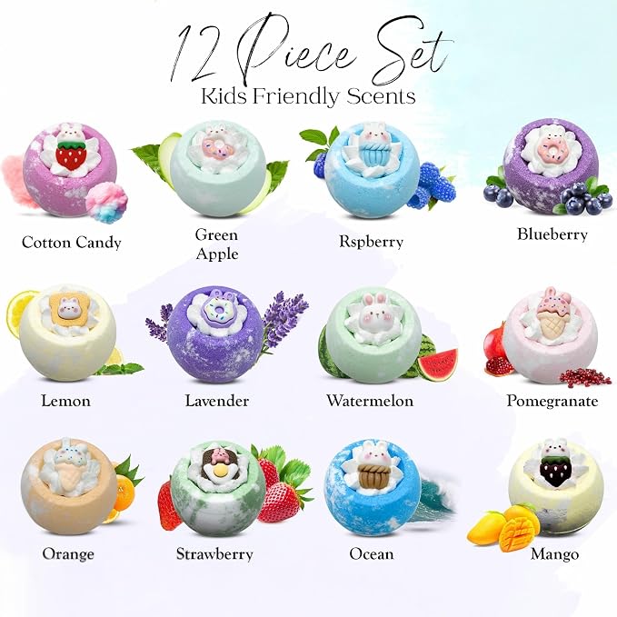 EvolutionUSA 12 Bloom Bath Bombs - Image 8