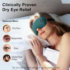 FACEMOON Heated Eye Mask for Dry Eyes: Electric Warm Compress for Blepharitis - Image 2