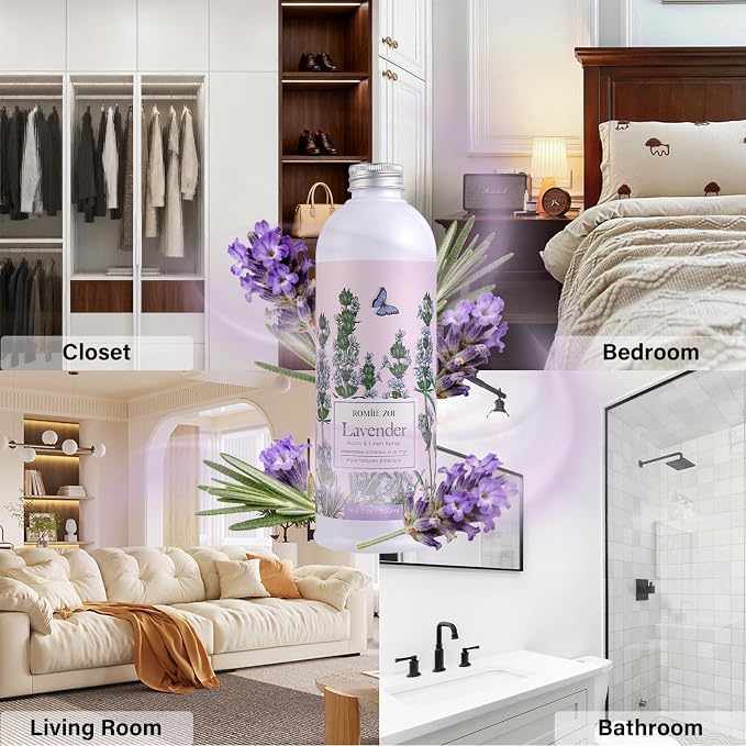 ROMIIE ZOI Lavender Room Spray Refill - 500ml / 16.8 Fl Oz - Calming Scent - Image 4