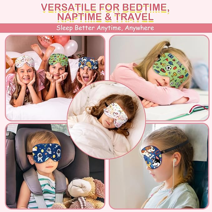 Kids Silk Sleep Mask: 100% Mulberry Silk Eye Mask - Image 7