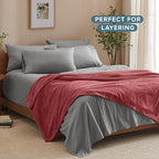 Bare Home Fleece Blanket - Image 8