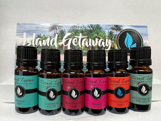Eternal Essence Oils Island Getaway Set of 6 Premium Fragrance Oils - Image 5