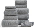 Ultra Soft Bath Towel Set, 12 Piece Family Bathroom Towels Set by BEDDING