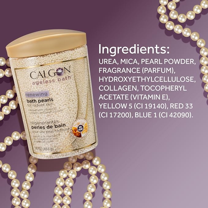 Calgon Ageless Bath Series Renewing Pearls, 16 oz. - Image 7