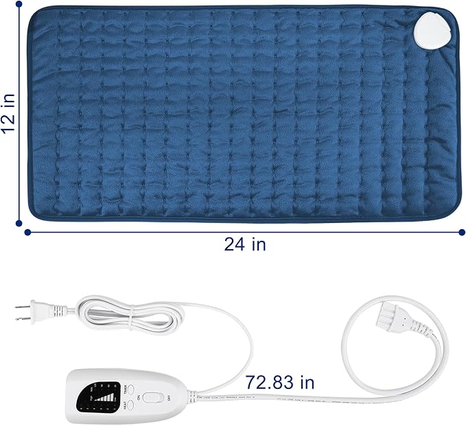 Electric Heating pad for Back Neck Shoulder Knee Arms Legs- Electric Heat Pads - Image 5