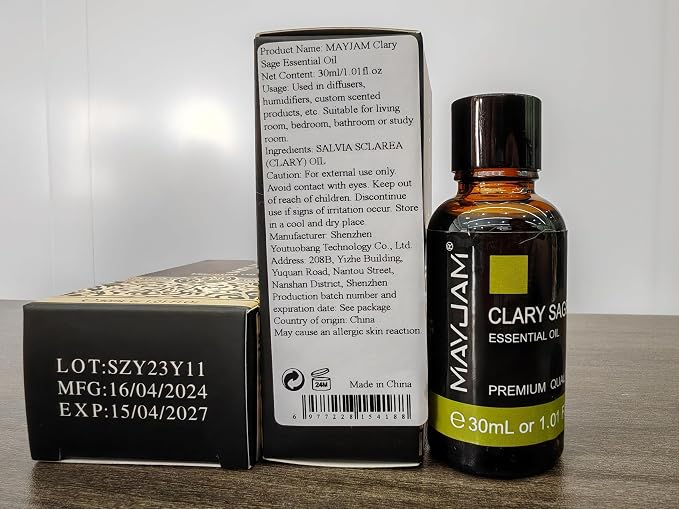Clary Sage Essential Oil 30ML/1.01FL.OZ, MAYJAM Premium Clary Sage Oil - Image 9