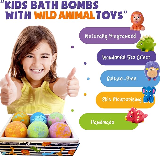 Bath Bombs for Kids with Surprise Inside - Image 4