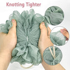 Rnoafmu Shower Loofah Bath Sponge, 60G Loofah Exfoliating Body Scrubber - Image 4