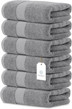 White Classic Luxury Light Gray Hand Towels - Image 9