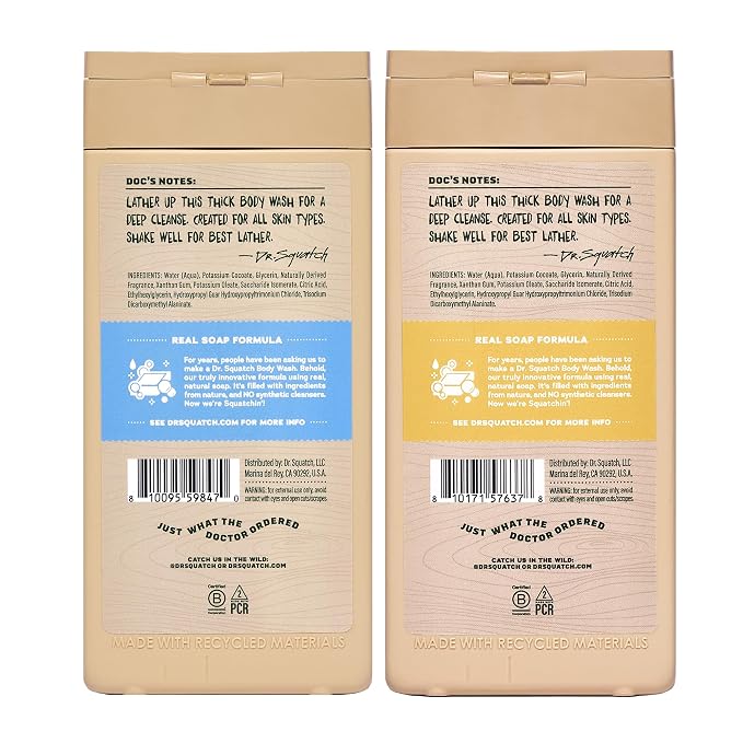 Dr. Squatch Natural Men's Body Wash Shower Gel - Image 7