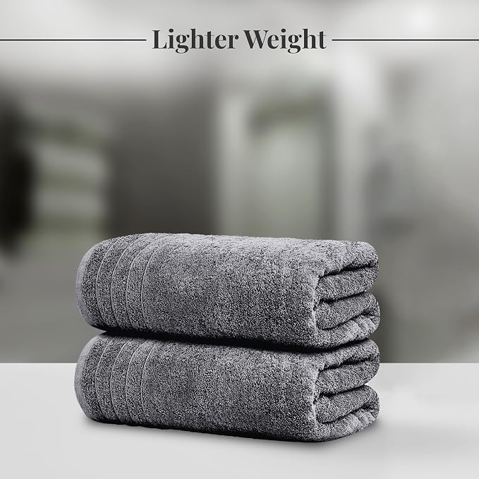Tens Towels Pack of 8 Towels Set, 2 Extra Large Bath, 2 Hand, 4 Washcloths - Image 4
