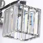 PRESDE 1-Light Bathroom Vanity Light, Modern Chrome Wall Sconce - Image 7