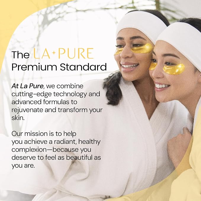 LA PURE 24k Gold Under Eye Mask - Image 9