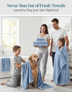 Casa Platino Premium Cotton Bath Towel 12 Piece Set - Image 4