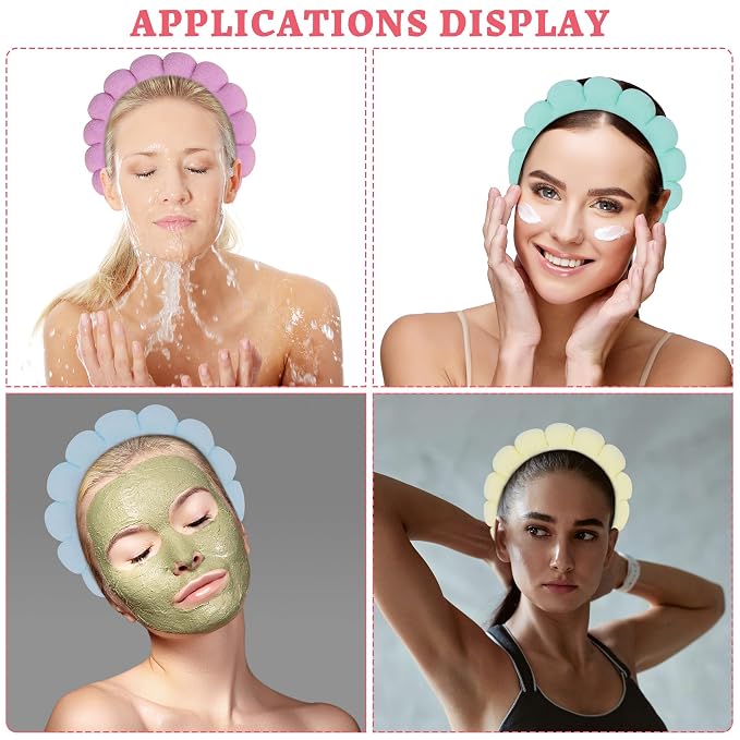 10 Pcs Spa Headband Bulk for Women Makeup Headband for Washing Face - Image 6