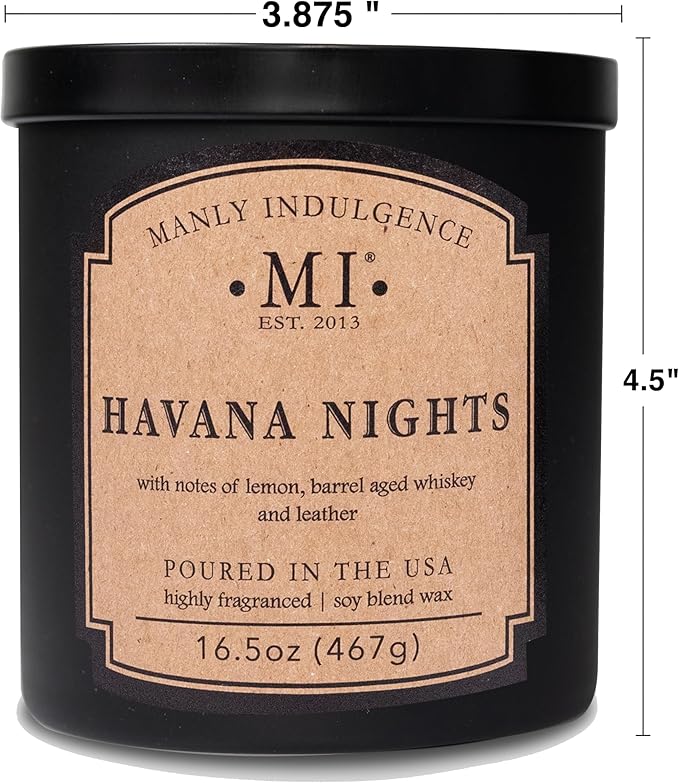Manly Indulgence Havana Nights Scented Candles - Image 4